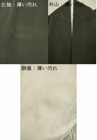 平和屋着物■豪華黒留袖　駒刺繍　立波文　金彩　正絹　逸品　AABC7378ma