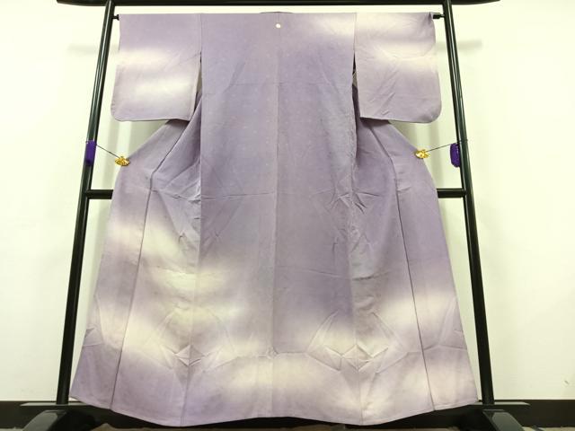 平和屋着物▽訪問着 単衣 霞文 暈し染め 正絹 逸品 AABC7494jh
