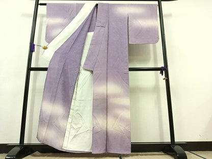 平和屋着物▽訪問着 単衣 霞文 暈し染め 正絹 逸品 AABC7494jh