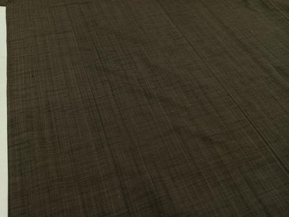 平和屋着物▽男性 紬 単衣 縞 正絹 逸品 AABC7496jh