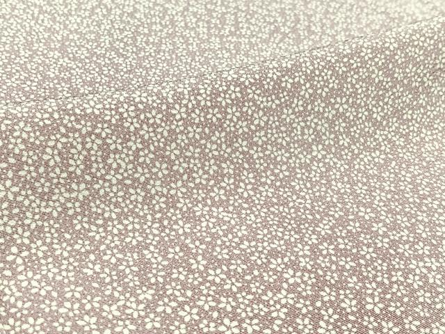 平和屋着物▽江戸小紋 単衣 花尽くし 正絹 逸品 AABC7507jh