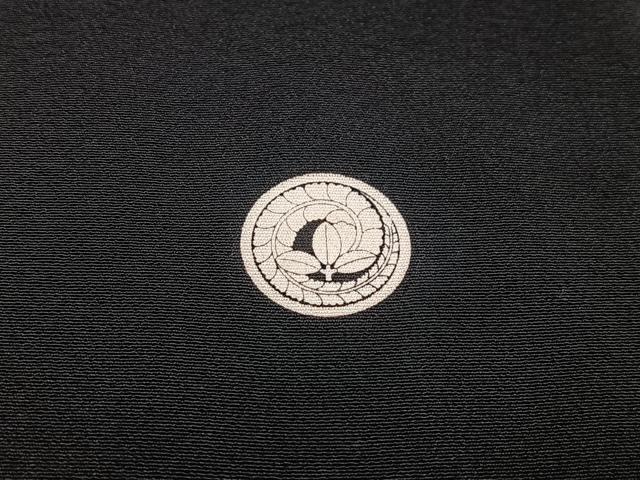 平和屋着物■豪華黒留袖 駒刺繍 松文 正絹 逸品 AABC7615oa
