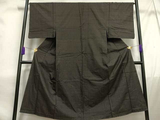 平和屋着物■男性　紬　縞　正絹　逸品　AABC7630oa