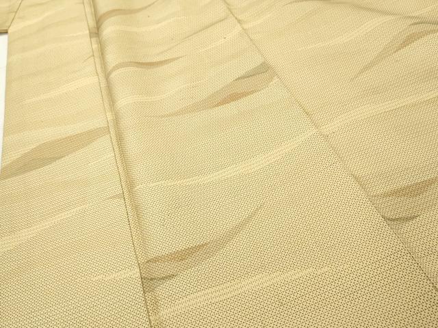 平和屋着物■上質な紬　亀甲柄　正絹　逸品　AABC7820cs