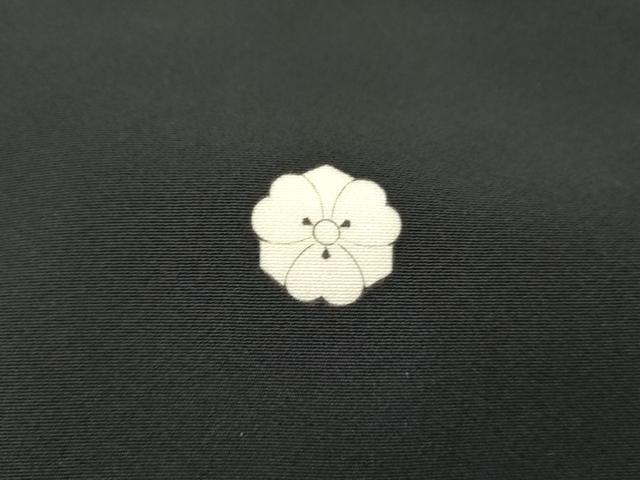 平和屋着物■豪華黒留袖　駒刺繍　枝松　暈し染め　金糸　正絹　逸品　AABC7953cs