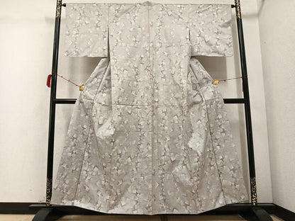 平和屋着物●本場大島紬 カタス9マルキ 色紙重ね文 正絹 逸品 AABC8039ph