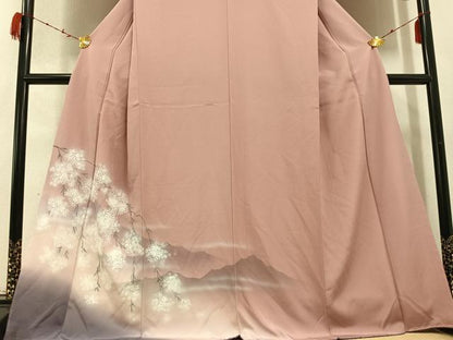 平和屋着物●訪問着 遠山枝垂れ桜文 暈し染め 正絹 逸品 未使用 AABC8053ph