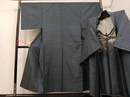 平和屋着物●男性　本場大島紬　アンサンブル　亀甲絣　正絹　逸品　AABC8059ph