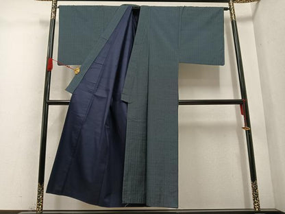 平和屋着物●男性　本場大島紬　アンサンブル　亀甲絣　正絹　逸品　AABC8059ph