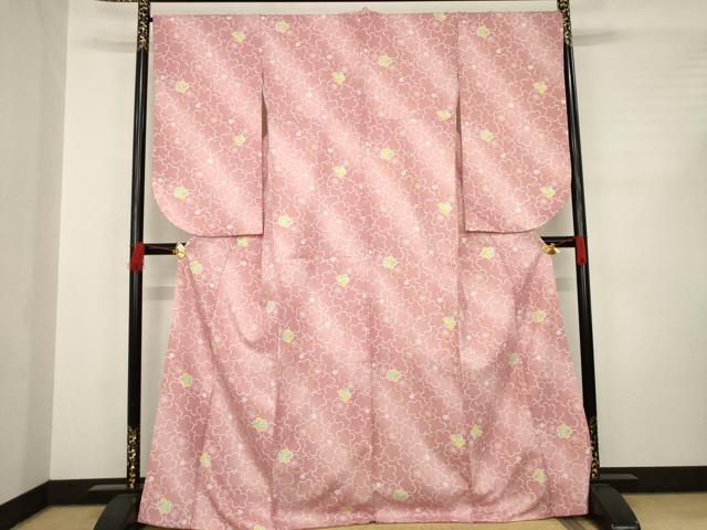 平和屋着物●小振袖 二尺袖 桜尽くし 暈し染め 洗える着物 AABC8089ck