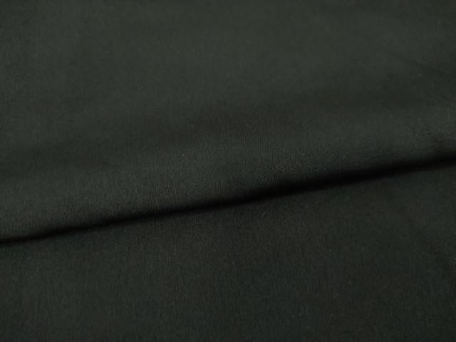 平和屋着物●男性 黒紋付 羽織セット 正絹 逸品 AABC8099ck