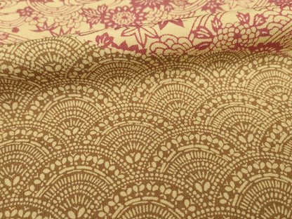 平和屋着物●訪問着 型染め 道長吉祥花文 正絹 逸品 AABC8139ck
