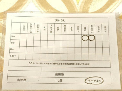 平和屋着物◎六通柄袋帯　七宝文　金銀糸　正絹　逸品　AABC8384dt