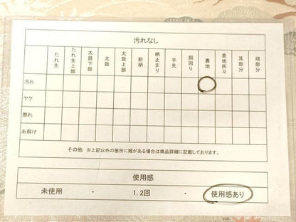 平和屋着物◎六通柄袋帯 唐織 渡橋花文 プラチナ純銀箔二重織 正絹 逸品 AABC8397dt