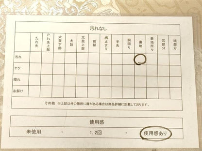 平和屋着物◎六通柄袋帯 唐織 鏡裏花文 金銀糸 正絹 逸品 AABC8399dt