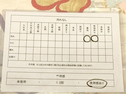 平和屋着物◎全通柄袋帯　唐織　花蝶文　金銀糸　正絹　逸品　AABC8536dt
