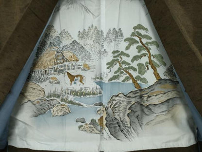 平和屋着物●男性　紬　アンサンブル　赤墨色　正絹　逸品　AABC8665ck