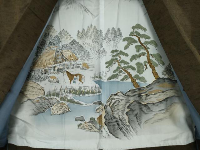平和屋着物●男性　紬　アンサンブル　赤墨色　正絹　逸品　AABC8665ck