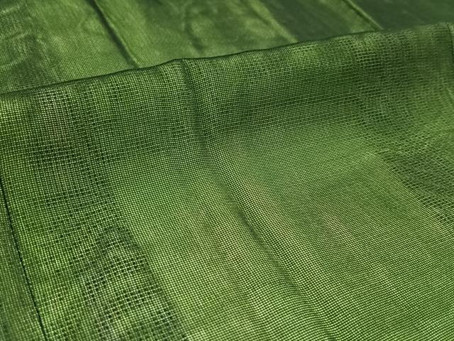 平和屋着物▽道行コート スリーシーズン 春夏秋 塵除け 霞文 正絹 逸品 AABC8681jh