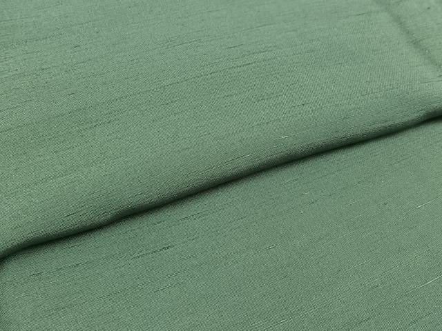 平和屋着物▽上質な紬 単衣 花浅葱色 正絹 逸品 AABC8690jh