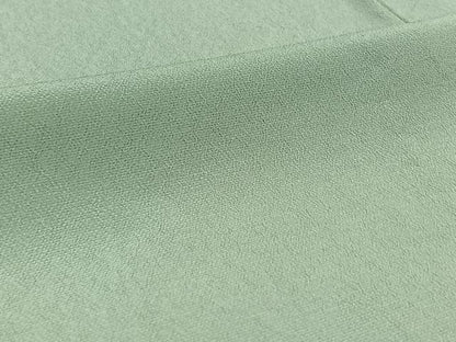 平和屋着物▽お召 単衣 空色 正絹 逸品 AABC8691jh