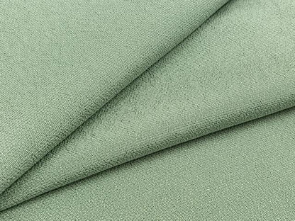 平和屋着物▽お召 単衣 空色 正絹 逸品 AABC8691jh