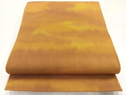 平和屋着物◎本場筑前博多織　全通柄袋帯　霞文　正絹　逸品　AABC8806uk