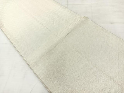 平和屋着物◎本綾佐賀錦　全通柄袋帯　吉祥文　銀糸　正絹　逸品　AABC8822uk