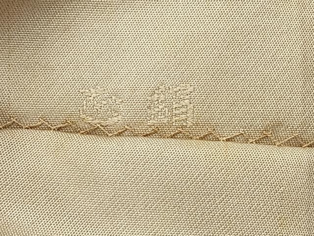 平和屋着物◎六通柄袋帯　霞花文　金糸　正絹　逸品　AABC9048uk