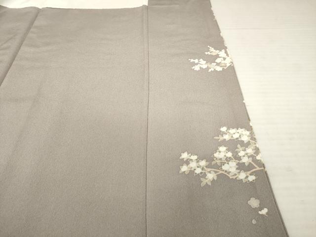 平和屋着物●訪問着 枝花文 梅 橘 金彩 正絹 逸品 AABC9204ck