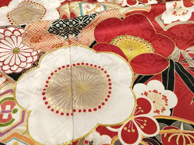 平和屋着物●豪華振袖 駒刺繍 松竹梅吉祥花文 金彩 仮絵羽 逸品 未使用 AABC9208ck