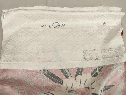 平和屋着物●豪華振袖 駒刺繍 松竹梅吉祥花文 金彩 仮絵羽 逸品 未使用 AABC9208ck