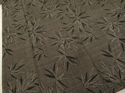 平和屋着物●本場大島紬 一元絣 笹竹文 正絹 逸品 未使用 AABC9222ck
