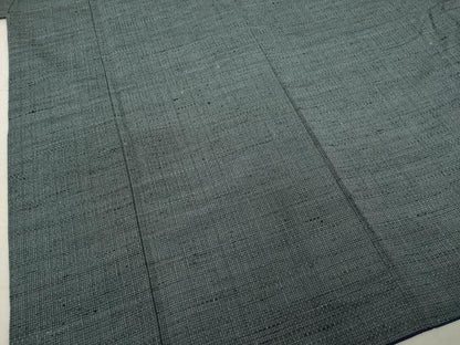 平和屋着物●男性 紬 アンサンブル 網代織 正絹 逸品 AABC9261ck