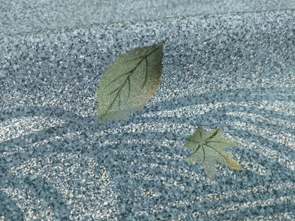 平和屋着物●訪問着 流水楓文 金彩 正絹 逸品 AABC9277ck