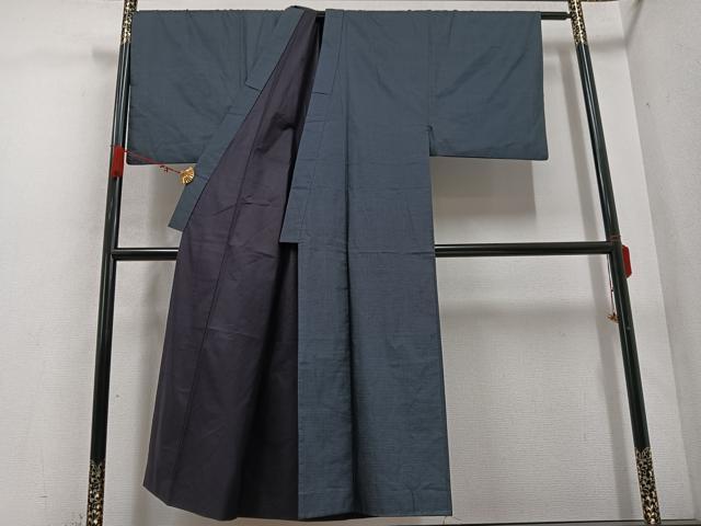 平和屋着物●男性　本場大島紬　アンサンブル　100亀甲　総詰め　正絹　逸品　AABC9320ph