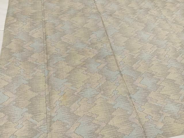平和屋着物●本場大島紬　一元7マルキ　松皮菱文　正絹　逸品　AABC9335ph