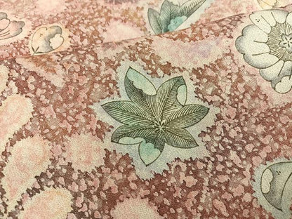 平和屋着物●豪華振袖　辻が花　暈し染め　銀通し地　正絹　逸品　AABC9347ph