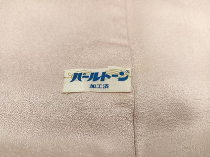 平和屋着物●色留訪問着 花鳥文 暈し染め 金糸 正絹 逸品 AABC9348ph