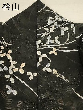 平和屋着物＊夏物 小紋 絽 萩文 金彩 洗える着物 AABC9363jd