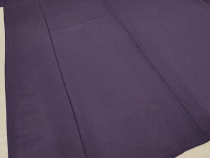 平和屋着物＊夏物 色無地 絽 滅紫色 正絹 逸品 AABC9369jd