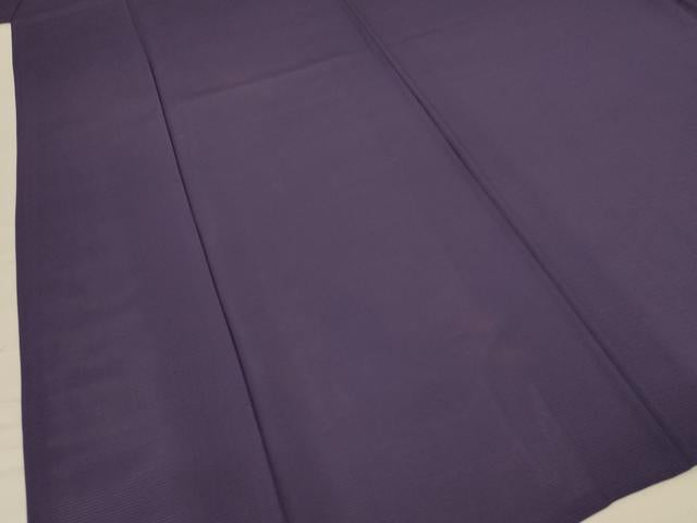平和屋着物＊夏物 色無地 絽 滅紫色 正絹 逸品 AABC9369jd
