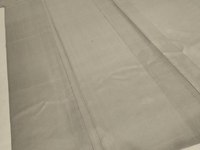 平和屋着物＊夏物 色無地 紗 銀鼠色 正絹 逸品 AABC9384jd