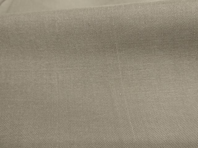 平和屋着物＊夏物 色無地 紗 銀鼠色 正絹 逸品 AABC9384jd