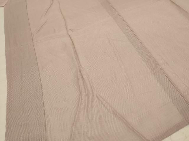 平和屋着物＊夏物　長襦袢　絽　胡桃染色　正絹　逸品　AABC9395jd