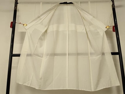 平和屋着物＊夏物 長襦袢 絽 蒸栗色 反端付き 正絹 逸品 AABC9396jd