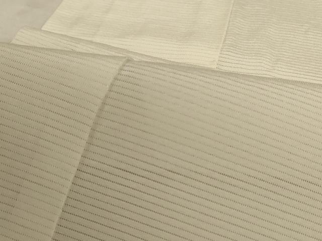 平和屋着物＊夏物 長襦袢 絽 蒸栗色 反端付き 正絹 逸品 AABC9396jd