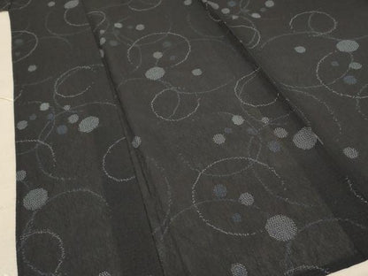 平和屋着物＊夏物 紗紬 丸文 正絹 逸品 AABC9397jd