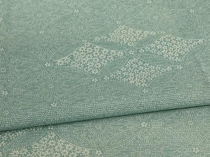 平和屋着物＊夏物　訪問着　江戸小紋　絽　七宝花文　正絹　逸品　AABC9406jd