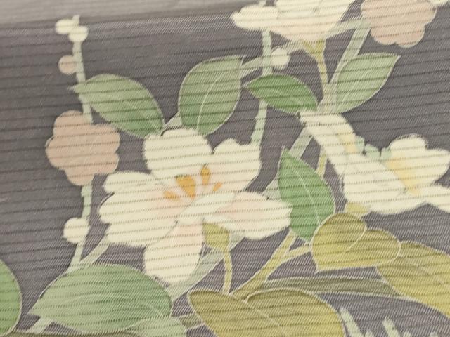 平和屋着物＊夏物 訪問着 絽 草花文 暈し染め 正絹 逸品 AABC9412jd